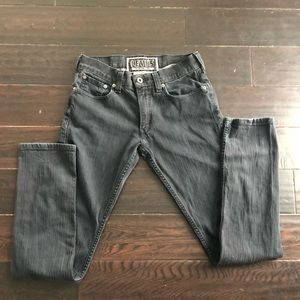 Levis womens black jeans super 90s